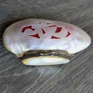 Mother of Pearl Small Shell Box - Coin Purse / Snuffbox